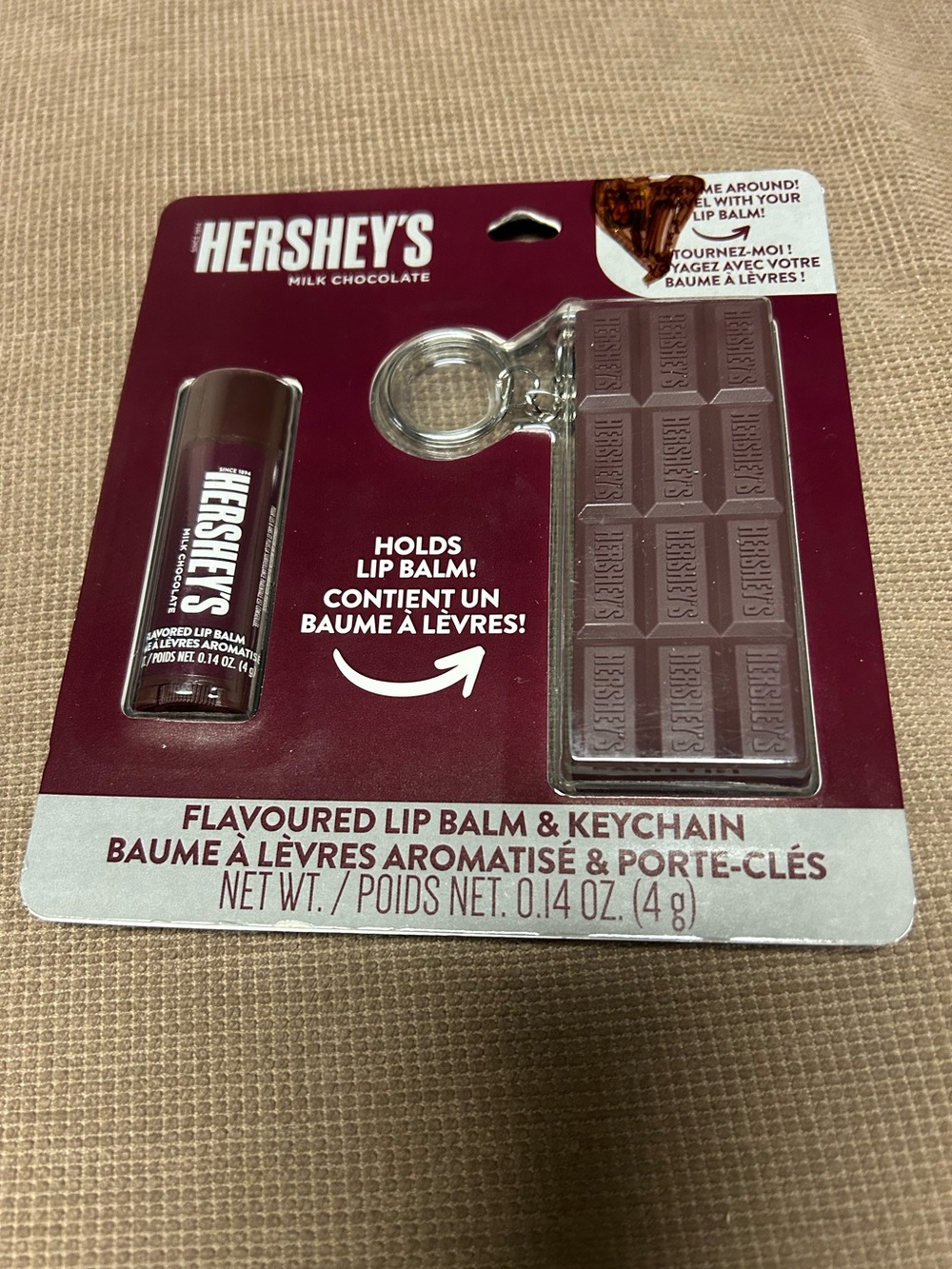 Hershey's Flavoured Lip Balm & Keychain Set